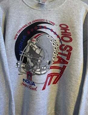 Vintage Y2K 1998 Ohio State Buckeyes Sugar Bowl Crewneck Sweatshirt Large